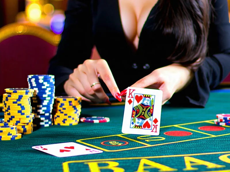Bàn chơi Baccarat trực tuyến tại S666 với dealer xinh đẹp và chip cược