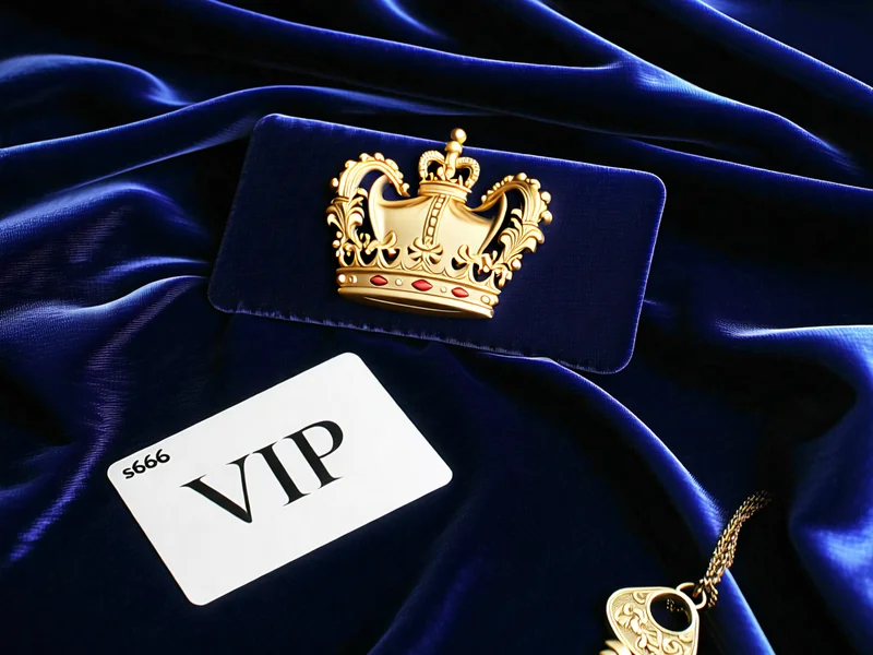 Hình ảnh đặc quyền VIP S666, s66 với huy hiệu vàng và các phần thưởng