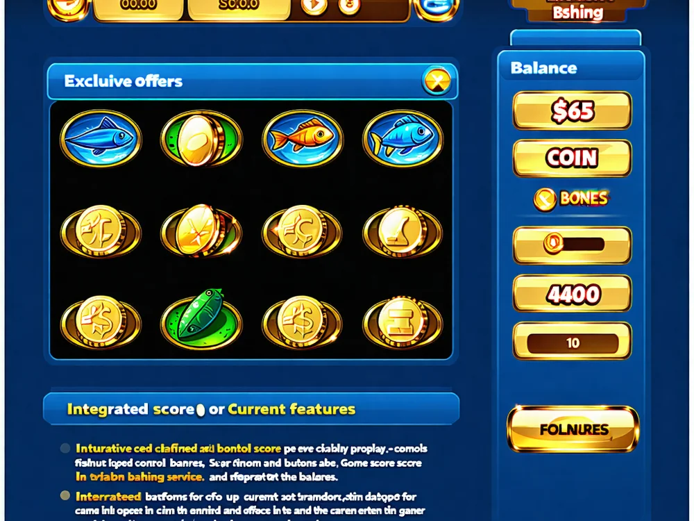 Giao diện game bắn cá S666, s66 với các tính năng và ưu đãi