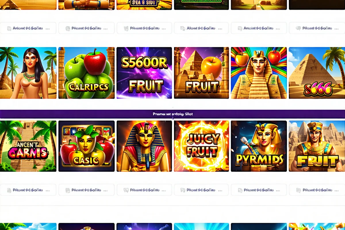 Hình ảnh minh họa sự đa dạng các trò chơi slot tại S666, s66