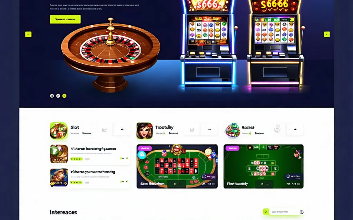 Giao diện nền tảng S666 hiển thị đa dạng trò chơi và tính năng hiện đại