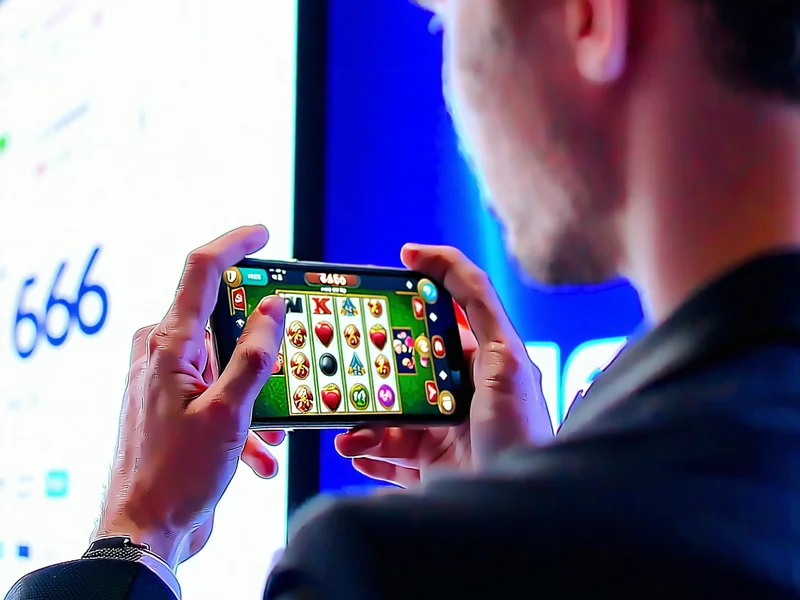 Người chơi đang trải nghiệm game S666 trên điện thoại di động